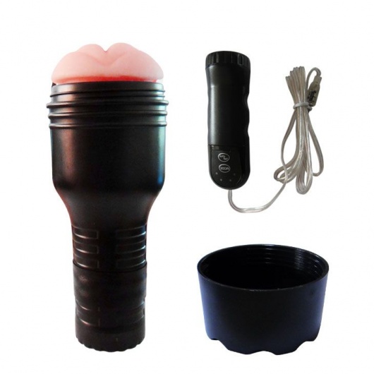 Мастурбатор с 4 уровнями вибрации и внутренним рельефом - Baile - в Ростове-на-Дону купить с доставкой