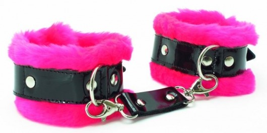 Розовые наручники с мехом BDSM Light - БДСМ Арсенал - купить с доставкой в Ростове-на-Дону