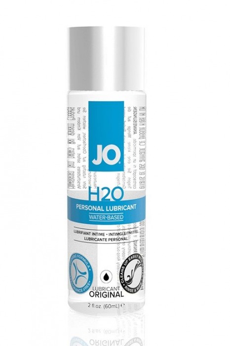 Нейтральный лубрикант на водной основе JO Personal Lubricant H2O - 60 мл. - System JO - купить с доставкой в Ростове-на-Дону