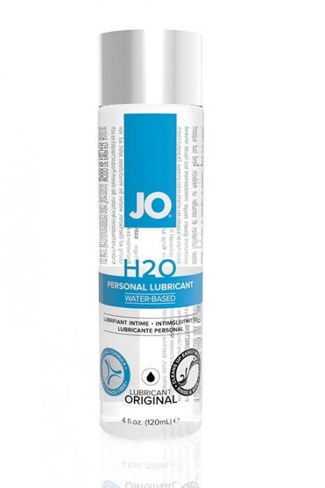 Нейтральный лубрикант на водной основе JO Personal Lubricant H2O - 120 мл. - System JO - купить с доставкой в Ростове-на-Дону