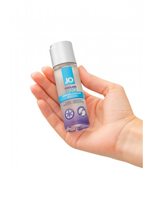 Охлаждающий лубрикант на водной основе JO Personal Lubricant H2O COOLING - 60 мл. - System JO - купить с доставкой в Ростове-на-Дону