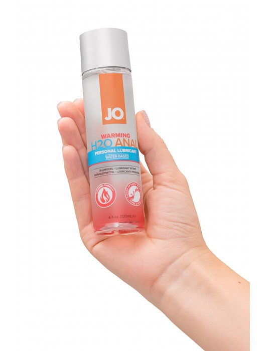 Анальный согревающий лубрикант на водной основе JO Anal H2O Warming - 120 мл. - System JO - купить с доставкой в Ростове-на-Дону