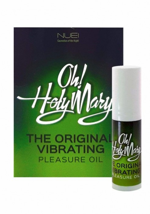 Масло унисекс с эффектом вибрации Oh! Holy Mary - 6 мл. - Nuei cosmetics - купить с доставкой в Ростове-на-Дону