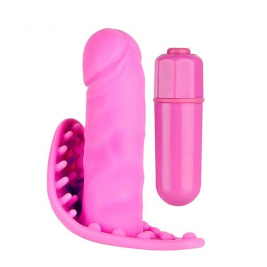 Розовый мини-вибростимулятор SEE YOU SECRETLY PINK - 8 см. - Dream Toys