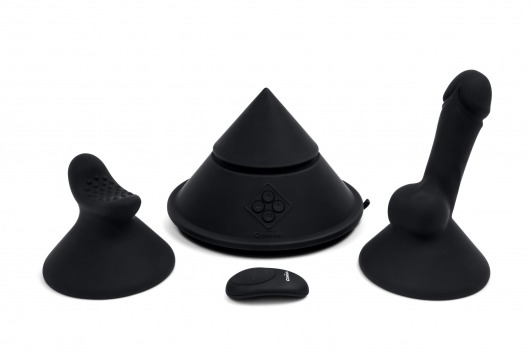 Конусный вибромассажер Cowgirl Cone с 2 насадками - CowGirl - купить с доставкой в Ростове-на-Дону