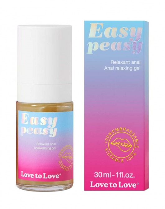 Анальный расслабляющий гель Easy Peasy - 30 мл. - Love to Love - купить с доставкой в Ростове-на-Дону