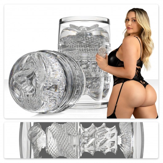 Прозрачный двусторонний мастурбатор Fleshlight Quickshot Mia Malkova - Fleshlight - в Ростове-на-Дону купить с доставкой