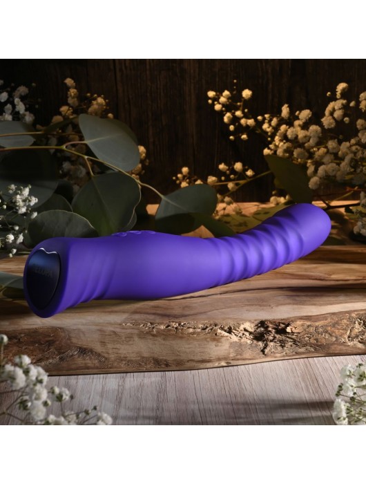 Фиолетовый вибростимулятор Trixxxie - 22,2 см. - Selopa