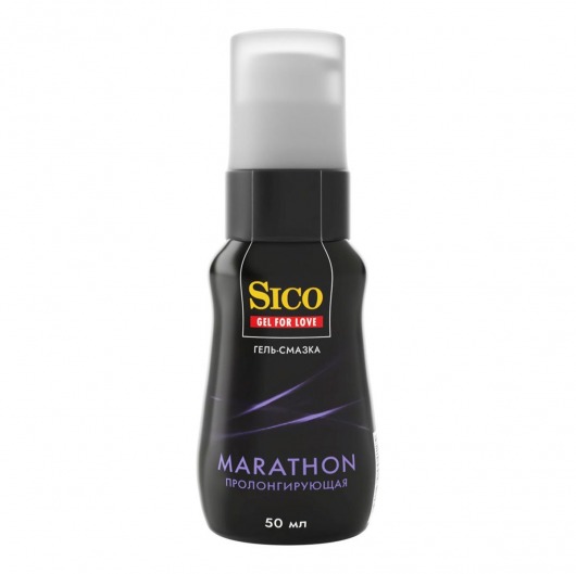 Пролонгирующая гель-смазка Sico Marathon - 50 мл. - Sico - купить с доставкой в Ростове-на-Дону