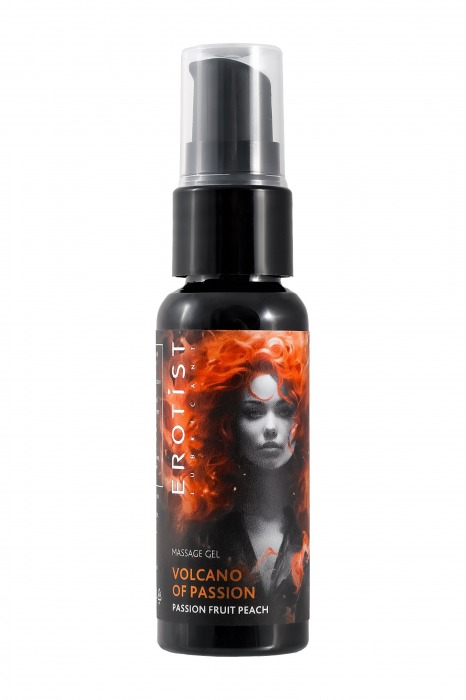 Гель с эффектом вибрации Volcano Of Passion со вкусом персика и маракуйи - 25 мл. - Erotist Lubricants - купить с доставкой в Ростове-на-Дону