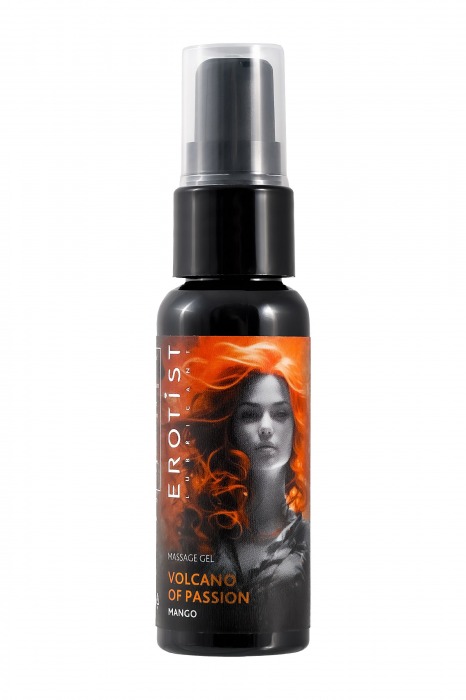Гель с эффектом вибрации Volcano Of Passion со вкусом манго - 25 мл. - Erotist Lubricants - купить с доставкой в Ростове-на-Дону