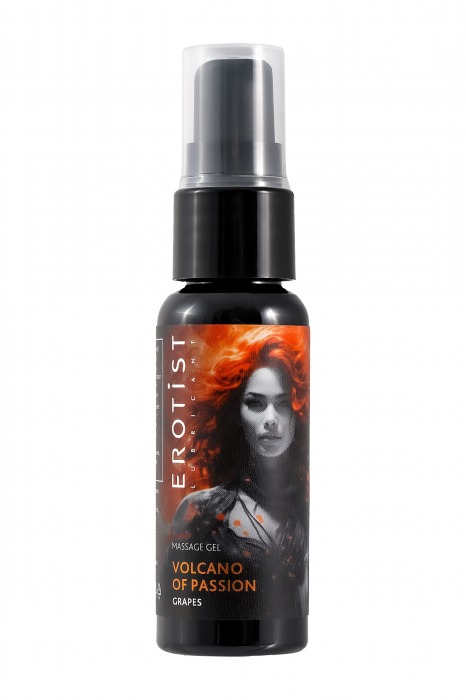 Гель с эффектом вибрации Volcano Of Passion со вкусом винограда - 25 мл. - Erotist Lubricants - купить с доставкой в Ростове-на-Дону