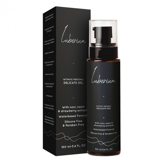 Интимный гель с экстрактами нони, нима и клубники Luberium Delicate Waterbased - 100 мл. - Luberium - купить с доставкой в Ростове-на-Дону