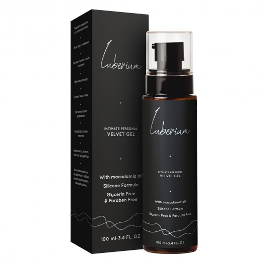 Интимный гель на силиконовой основе с маслом макадамии Luberium Velvel Gel - 100 мл. - Luberium - купить с доставкой в Ростове-на-Дону