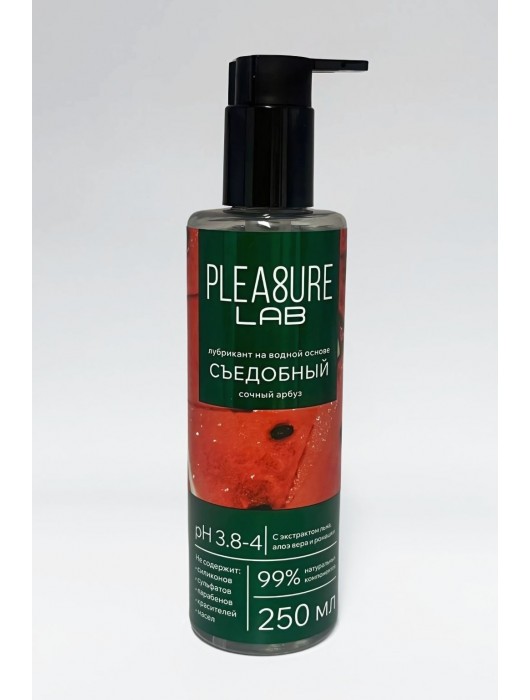 Лубрикант на водной основе Pleasure Lab с ароматом арбуза - 250 мл. - Pleasure Lab - купить с доставкой в Ростове-на-Дону