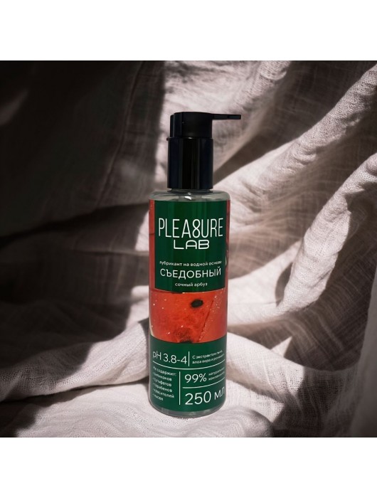 Лубрикант на водной основе Pleasure Lab с ароматом арбуза - 250 мл. - Pleasure Lab - купить с доставкой в Ростове-на-Дону