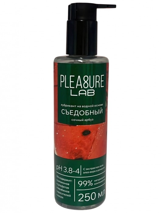 Лубрикант на водной основе Pleasure Lab с ароматом арбуза - 250 мл. - Pleasure Lab - купить с доставкой в Ростове-на-Дону