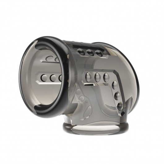 Дымчатая насадка на пенис и мошонку - Baile - в Ростове-на-Дону купить с доставкой