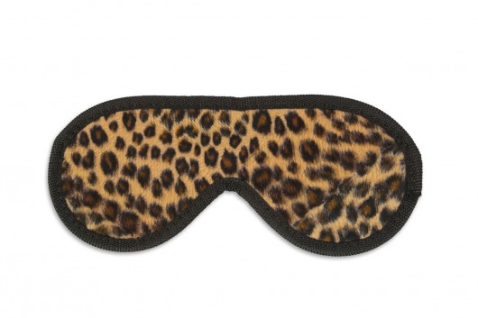 Закрытая маска леопардовой расцветки - Пикантные штучки - купить с доставкой в Ростове-на-Дону