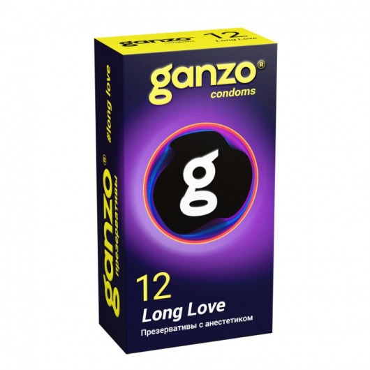 Презервативы с анестетиком для продления удовольствия Ganzo Long Love - 12 шт. - Ganzo - купить с доставкой в Ростове-на-Дону