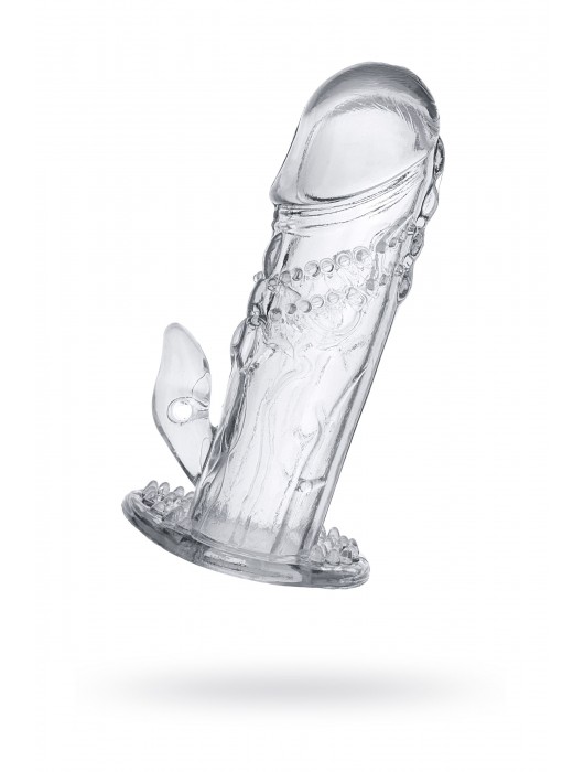 Прозрачная насадка на пенис Uco - 13 см. - A-toys - в Ростове-на-Дону купить с доставкой