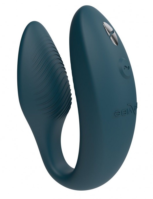 Зеленый вибратор для пар We-Vibe Sync 2 с пультом ДУ - We-vibe купить в Ростове-на-Дону с доставкой в Orgasmix.ru Зеленый вибратор для пар We-Vibe Sync 2 с пультом ДУ - We-vibe