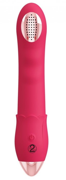 Малиновая насадка на душ с вибрацией Showers to orgasm - 20,1 см. - Orion - купить с доставкой в Ростове-на-Дону