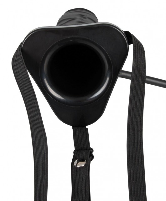 Полый страпон с эффектом увеличения Inflatable Strap-On - 18,5 см. - Orion - купить с доставкой в Ростове-на-Дону