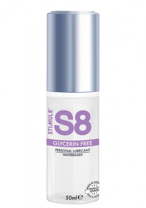 Лубрикант на водной основе S8 Glycerin Free без глицерина - 50 мл. - Stimul8 - купить с доставкой в Ростове-на-Дону