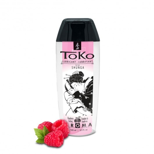 Интимная смазка TOKO Aroma Raspberry Feeling с ароматом малины - 165 мл. - Shunga - купить с доставкой в Ростове-на-Дону