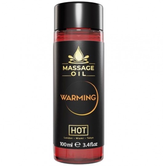 Массажное масло с согревающим эффектом Massage Oil Warming - 100 мл. - HOT - купить с доставкой в Ростове-на-Дону