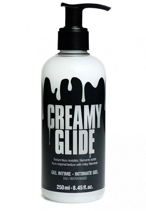 Лубрикант на водной основе Creamy Glide с консистенцией спермы - 250 мл. - Strap-on-me - купить с доставкой в Ростове-на-Дону