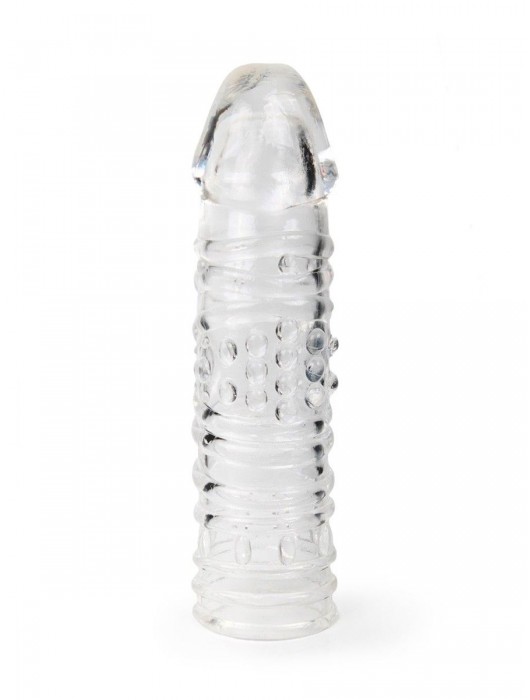 Прозрачная закрытая насадка на пенис - 17 см. - Sex Expert - в Ростове-на-Дону купить с доставкой