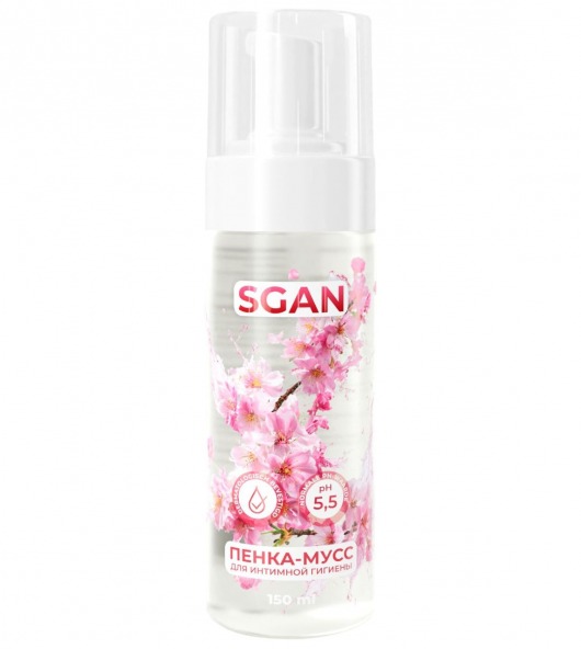 Пенка-мусс для интимной гигиены SGAN с пребиотиками - 150 мл. - SGAN - купить с доставкой в Ростове-на-Дону