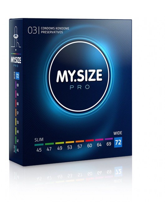 Презервативы MY.SIZE размер 72 - 3 шт. - My.Size - купить с доставкой в Ростове-на-Дону