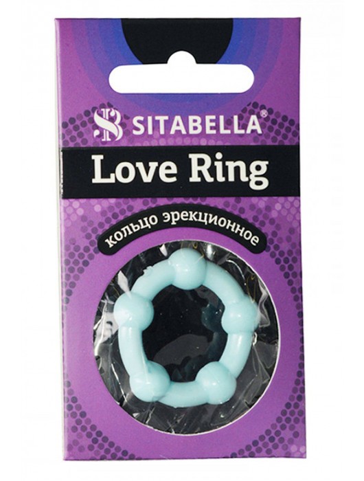 Цветное эрекционное кольцо Love Ring с бусинами - Sitabella - в Ростове-на-Дону купить с доставкой