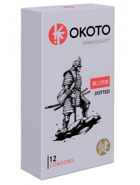 Точечные презервативы OKOTO Dotted - 12 шт. - Sitabella - купить с доставкой в Ростове-на-Дону