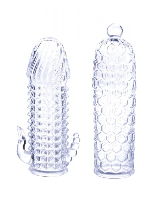 Набор из 2 прозрачных насадок на член Seductive Tickler Sleeves Set - NMC - в Ростове-на-Дону купить с доставкой