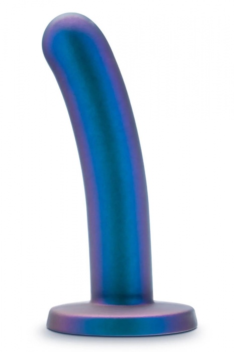 Синяя насадка с гладкой поверхностью Surrender 5.75 Inch Intermediate Pegging Dildo - 14,6 см. - Blush Novelties - купить с доставкой в Ростове-на-Дону