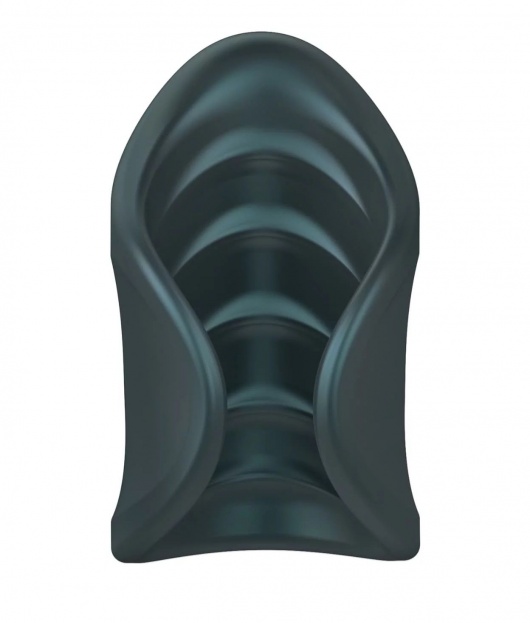 Серый сквозной мастурбатор с вибрацией Manwan Starter - Manwan - в Ростове-на-Дону купить с доставкой