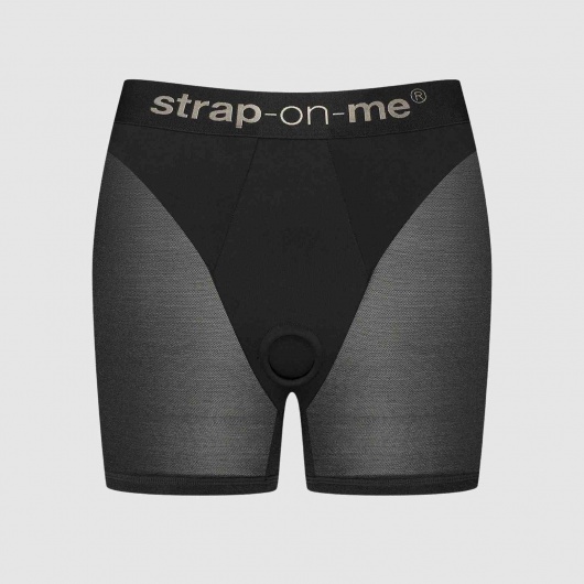 Трусики-шорты для фиксации насадок Strap-on-me Harness Lingerie Halo - size M - Strap-on-me - купить с доставкой в Ростове-на-Дону