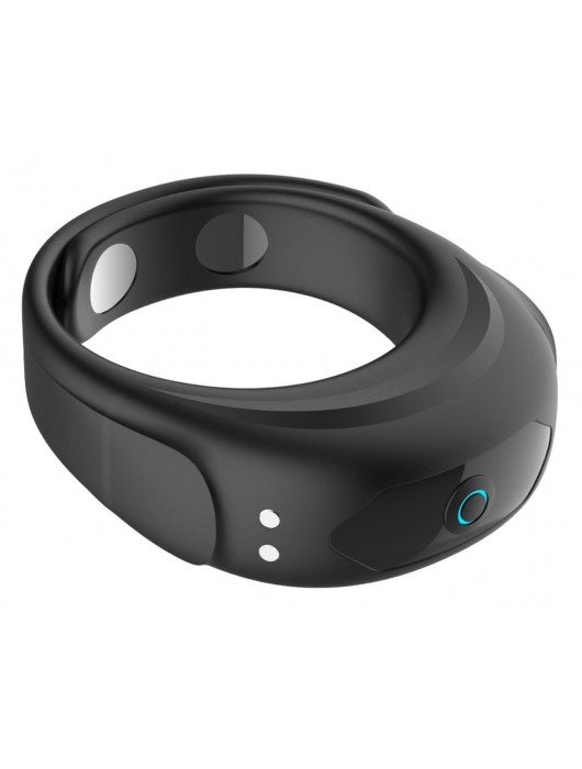 Черное эрекционное виброкольцо на ремешках - Boys of Toys - в Ростове-на-Дону купить с доставкой