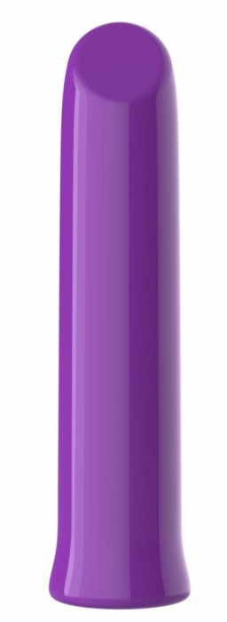 Фиолетовый перезаряжаемый мини-вибратор - 13,7 см. - Secwell