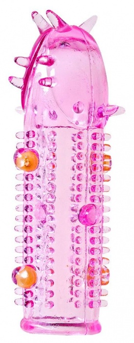 Розовая насадка на пенис с закрытой головкой - Sextoy 2011 - в Ростове-на-Дону купить с доставкой