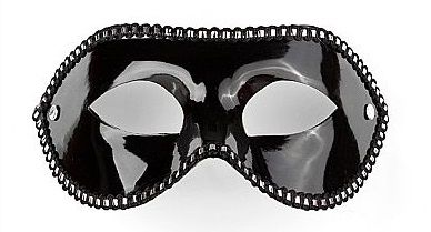 Чёрная маска Mask For Party Black - Shots Media BV - купить с доставкой в Ростове-на-Дону