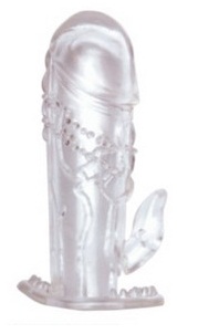 Насадка на фаллос с усиками и отростком для стимуляции клитора - Sextoy 2011 - в Ростове-на-Дону купить с доставкой