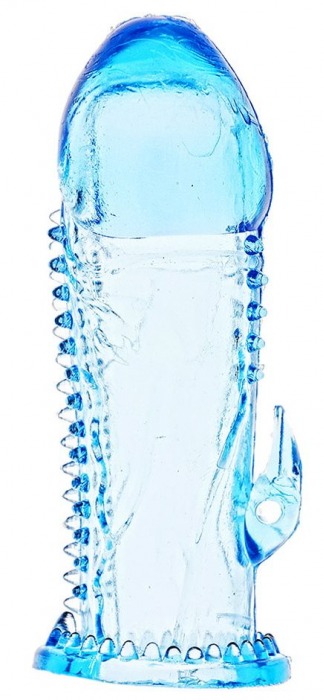 Голубая насадка с усиками и отростком для стимуляции клитора - Sextoy 2011 - в Ростове-на-Дону купить с доставкой