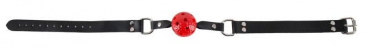 Классический кляп с красным шариком Knebel - Orion - купить с доставкой в Ростове-на-Дону