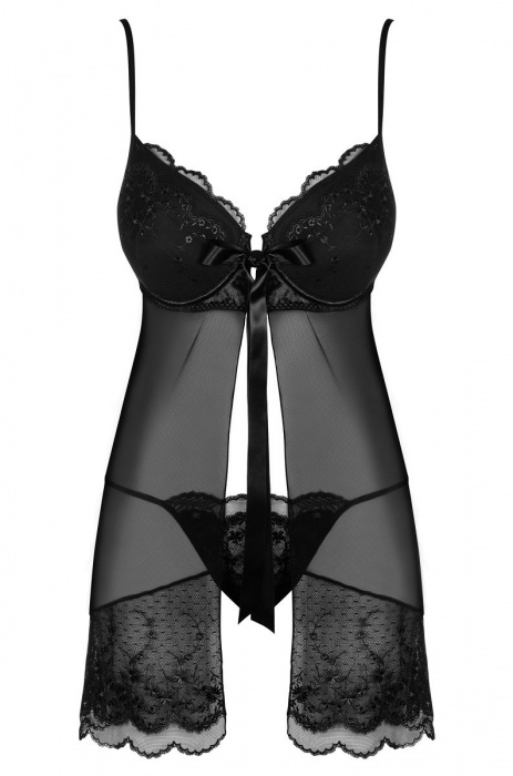 Игривый беби-долл Kisselent с завязками на лифе - Obsessive купить с доставкой