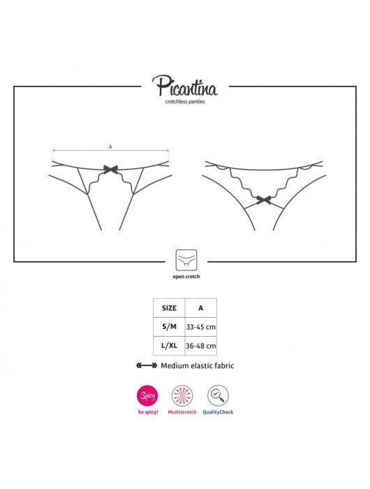 Трусики с вырезом Picantina - Obsessive купить с доставкой